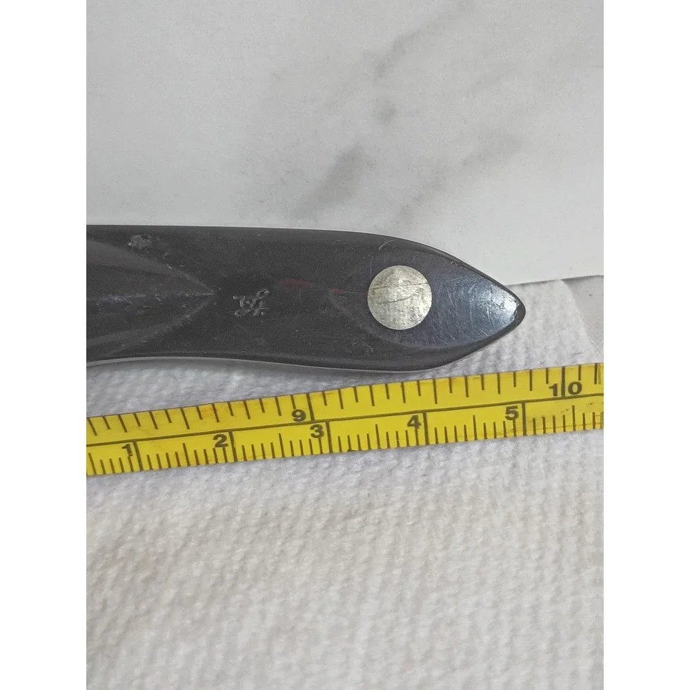 Cutco Spatula Spreader 1768 Black Handle Double-D Edge Serrated Knife Made USA